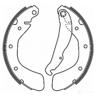 Тормозные колодки ABE 3338455 TQ 8OA C0X008ABE 5900427184244 изображение 0