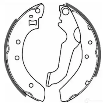 Тормозные колодки ABE V4 MQ2 5900427183407 C0G014ABE 3338373 изображение 0