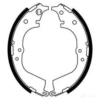 Тормозные колодки ABE C02072ABE Q E8MW 3338241 5900427182066 изображение 0