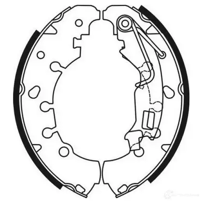 Тормозные колодки ABE DI5CC W 3338366 5900427183315 C0F030ABE изображение 2