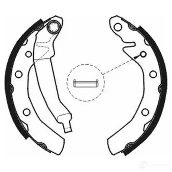 Тормозные колодки ABE C00007ABE 9U3F KY 3338157 5900427181243 - Изображение 1