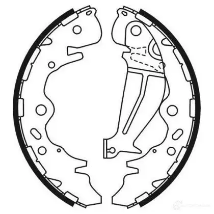 Тормозные колодки ABE 0G F4MVN C00522ABE 3338194 5900427181601 изображение 0