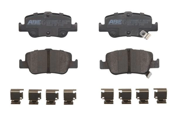 Тормозные колодки дисковые, комплект ABE 1440138993 C22036ABE-P DW WIO8 изображение 0
