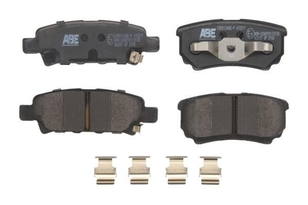 Тормозные колодки дисковые, комплект ABE UOZ 3T C25012ABE-P 1440139008