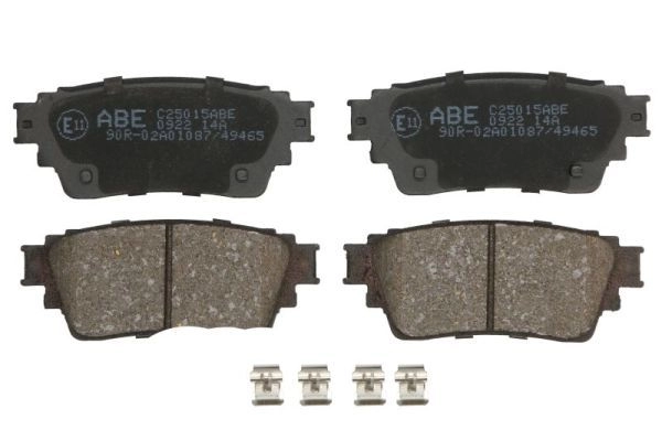 Тормозные колодки дисковые, комплект ABE C25015ABE A 4ZHV0 1440139009 изображение 0