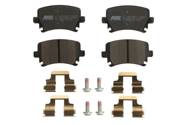 Тормозные колодки дисковые, комплект ABE 2 4V2MQI C2W021ABE-P 1440139064
