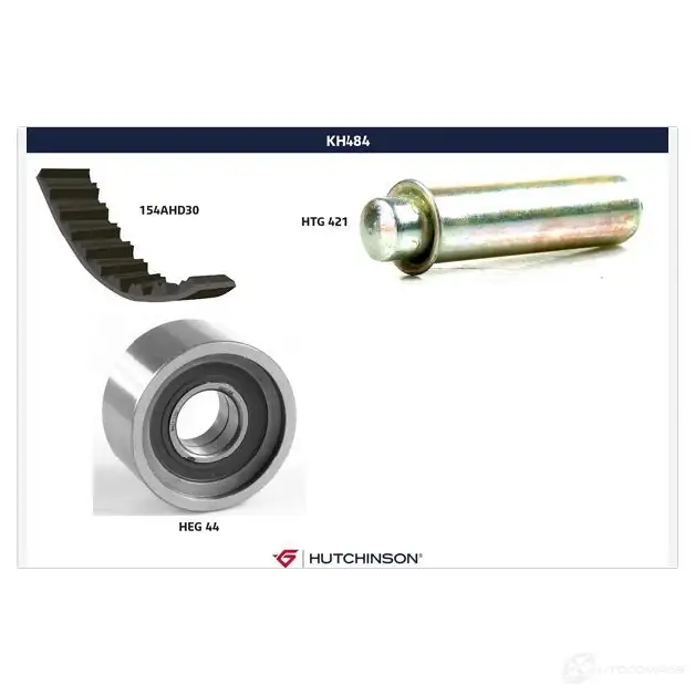 Комплект ремня ГРМ HUTCHINSON kh484 3159750812481 66U 2GS 1987177
