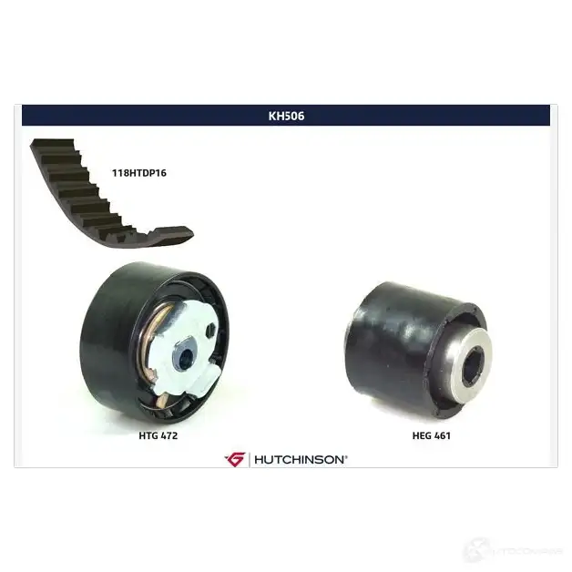 Комплект ремня ГРМ HUTCHINSON 60NYX O 1987202 kh506 3159750825825