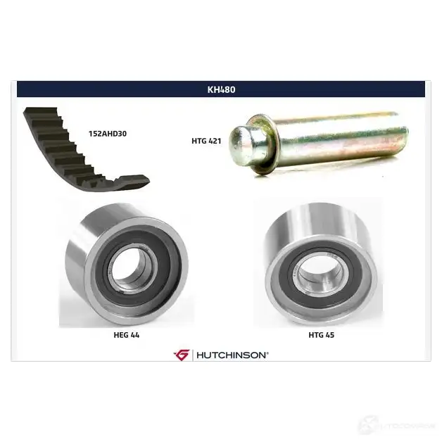 Комплект ремня ГРМ HUTCHINSON 1987173 kh480 3159750812443 9R JDV2