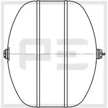 Ресивер воздушный PE AUTOMOTIVE HGO FXB8 FHXGRF 036.365-00A 726865
