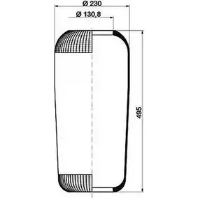 Пневмобаллон PE AUTOMOTIVE 729428 901 2 084.061-40A A5802O