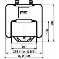 Пневмобаллон PE AUTOMOTIVE 084.107-73A 4390 N P03 729541 D3EWT изображение 0