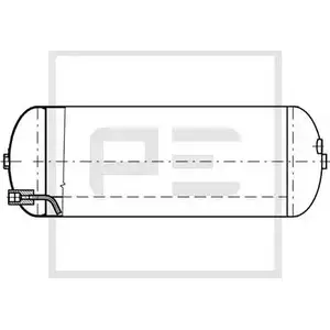 Ресивер воздушный PE AUTOMOTIVE 732713 146.510-00A MEXC F RTF3X