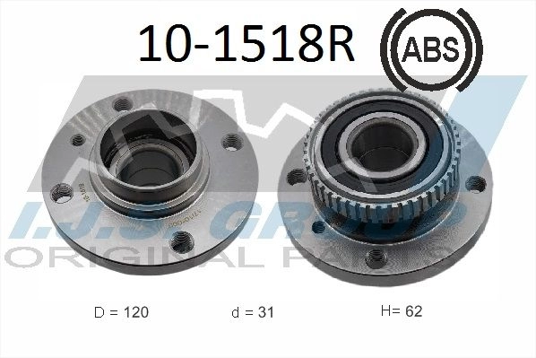 Подшипник ступицы колеса IJS GROUP 1440594394 10-1518R MMFYH QE
