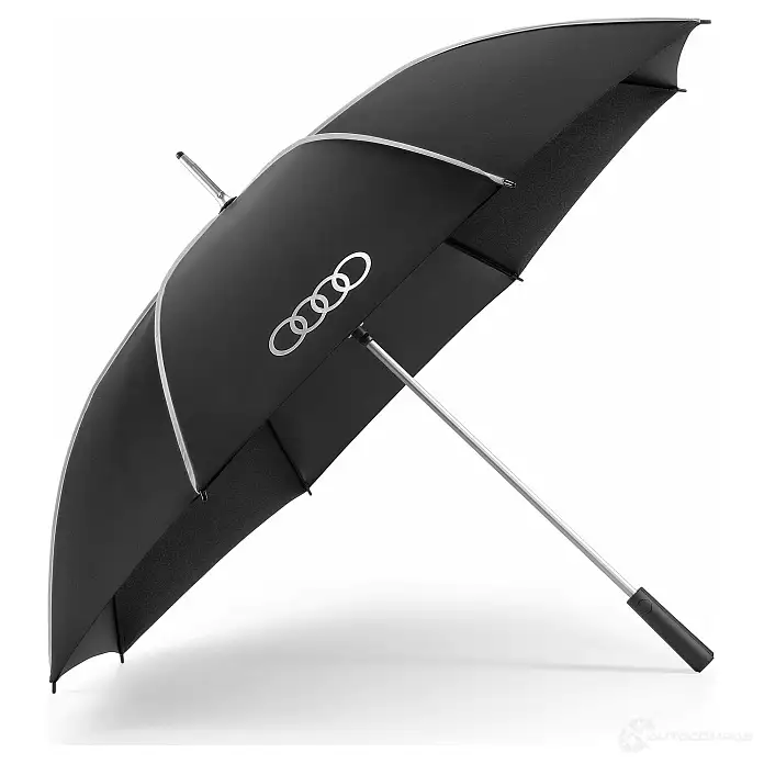 Большой зонт Audi, черный / серебристый VAG 3122000100 OF UVA 1438170403 изображение 0