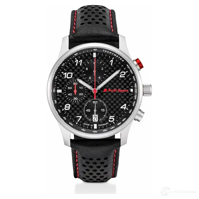 Карбоновый хронограф Audi Sport, мужские, черный / серебристый VAG 3101900500 OAITT X 1438170393 - Изображение 1