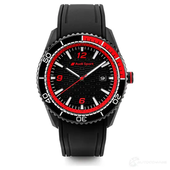 Мужские часы Audi Sport, черный / красный VAG 1438170394 3102000200 QSDJ 0U5 изображение 0