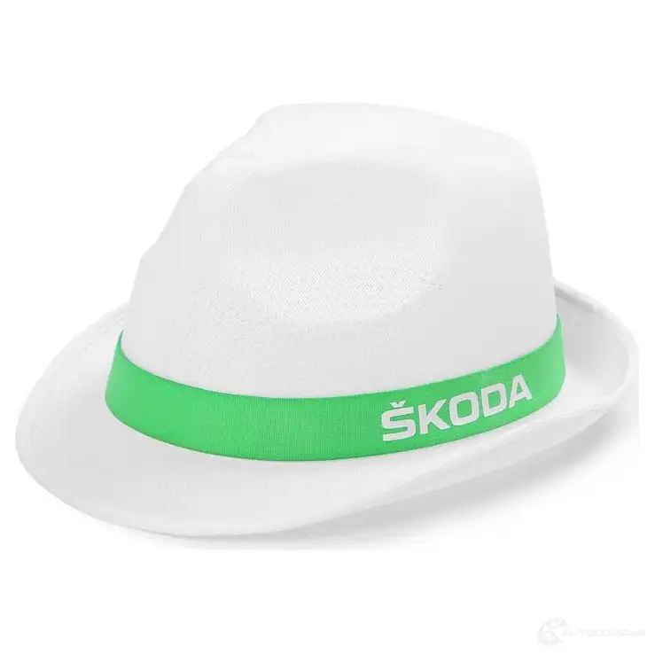Шляпа ŠKODA, белая VAG 000084308 4 O741 1438171168 изображение 0