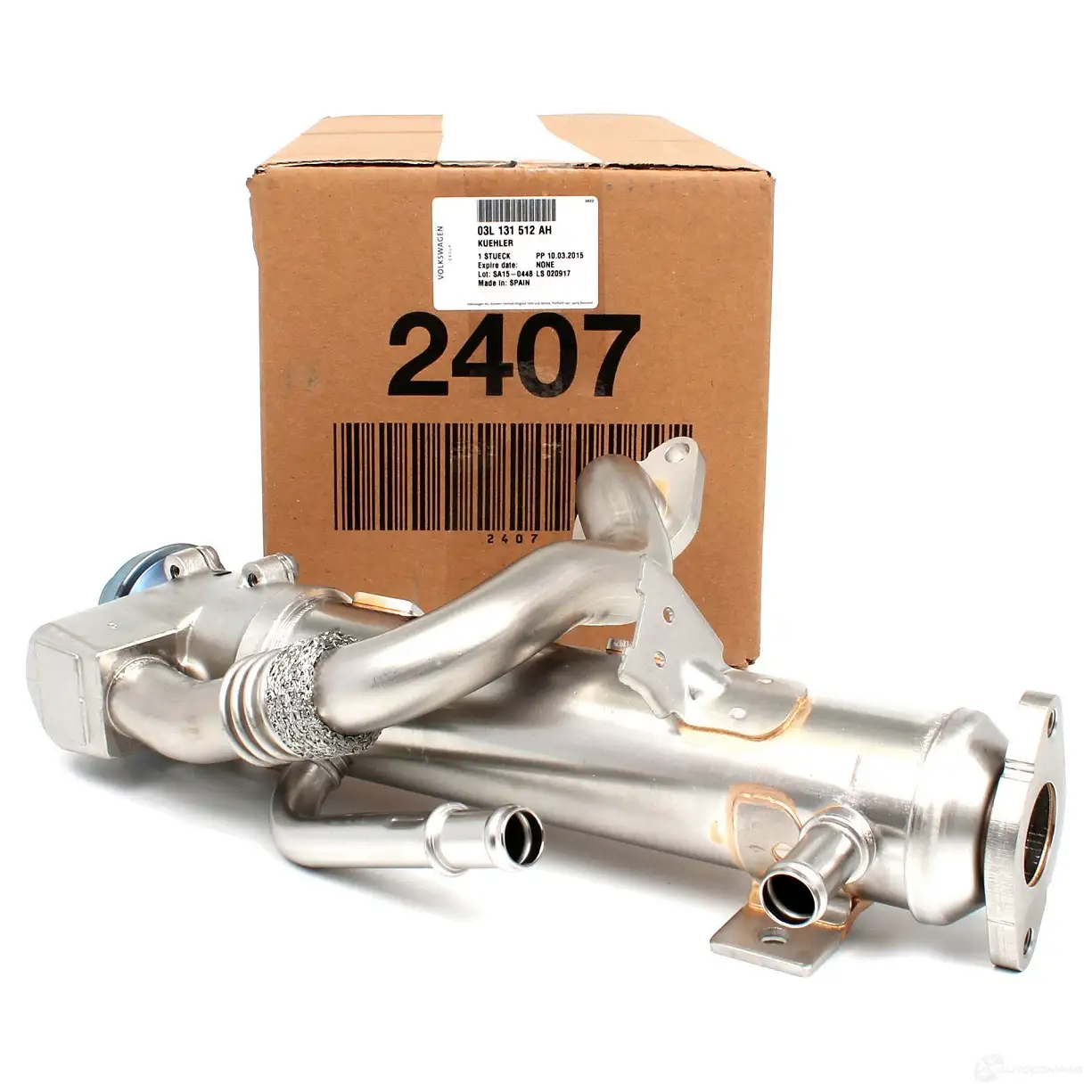 Охладитель EGR VAG 03L 131 512 AH 9GAL 5 1206579514 - Изображение 1