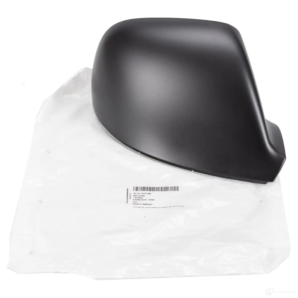 Оригинальная крышка правого зеркала Amarok T6 VAG RV91S 3 24738886 7E1857528K9B9 - Изображение 1
