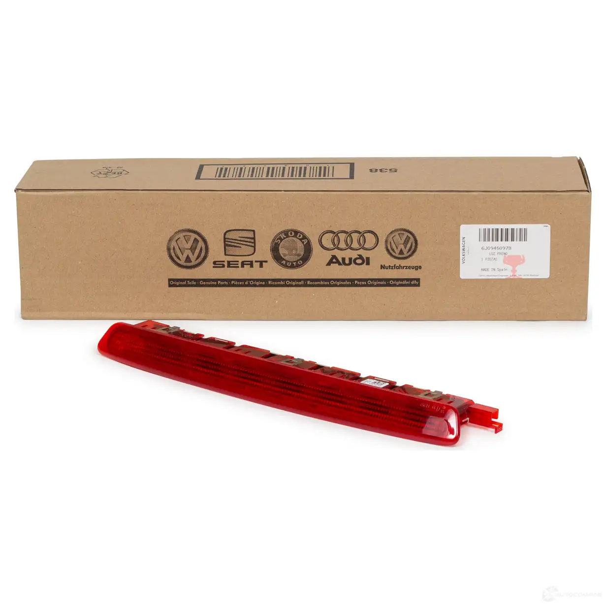 Оригинальный дополнительный стоп-сигнал Ibiza 4 Leon 1P VAG 6J0945097B 1425675241 W0NMC N - Изображение 1
