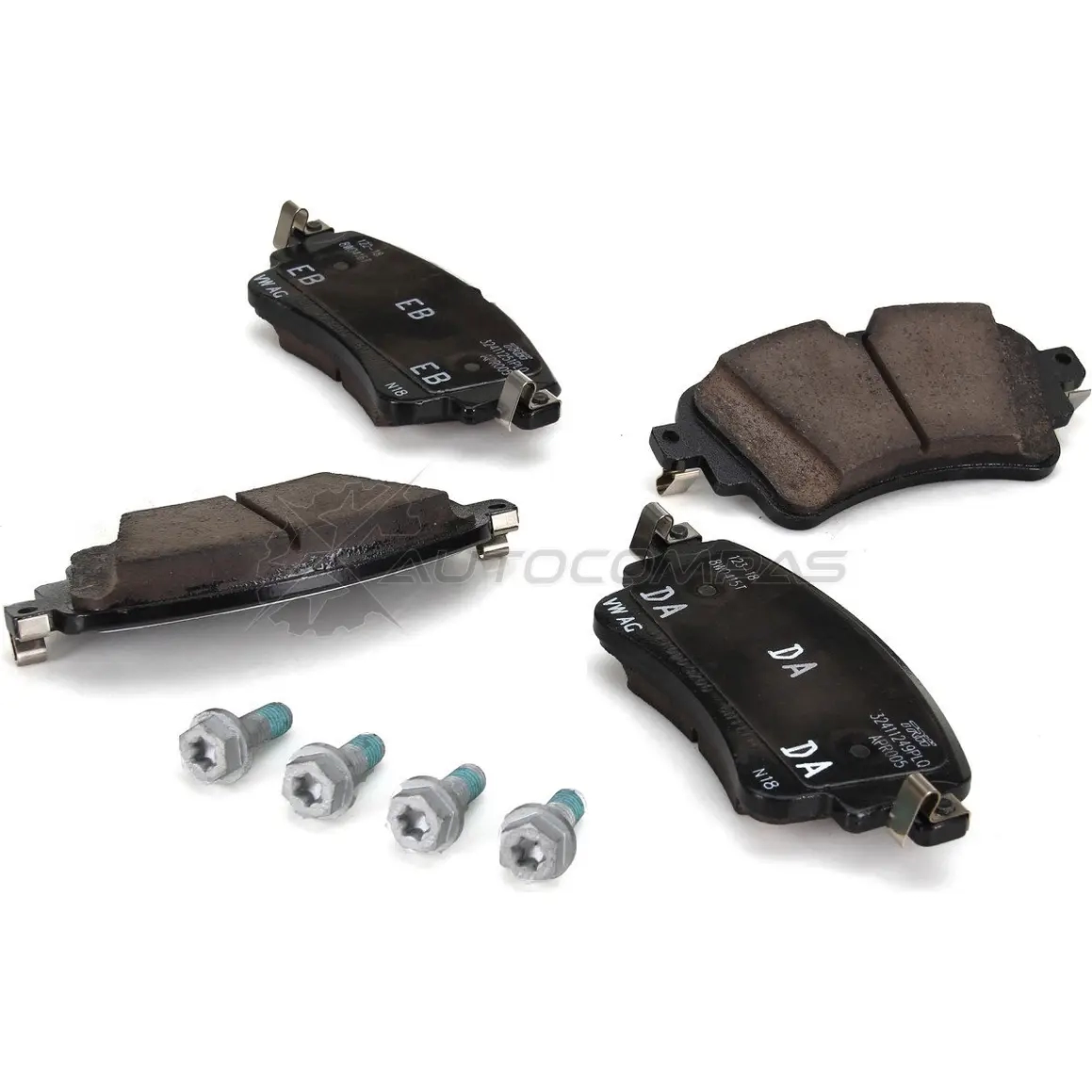 Оригинальные задние тормозные колодки A4 (8W B9) PR-1KJ VAG 1439857533 8W0698451BE LS MQ8I изображение 1