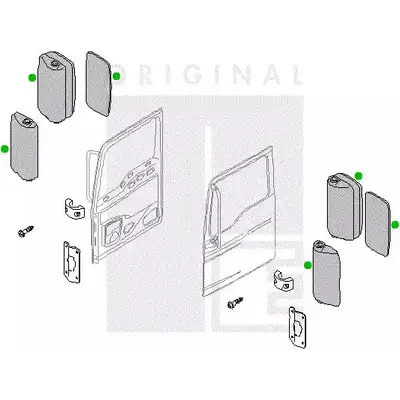Наружное зеркало, кабина водителя PE AUTOMOTIVE 0U4I0Q D VCGBO7 742370 2141-08992-0458-02