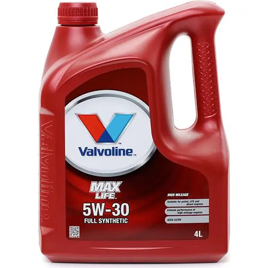 Моторное масло синтетическое MaxLife Motor Oil SAE 5W-30- 4 л VALVOLINE RY 9G1 872370 1437856918 изображение 0