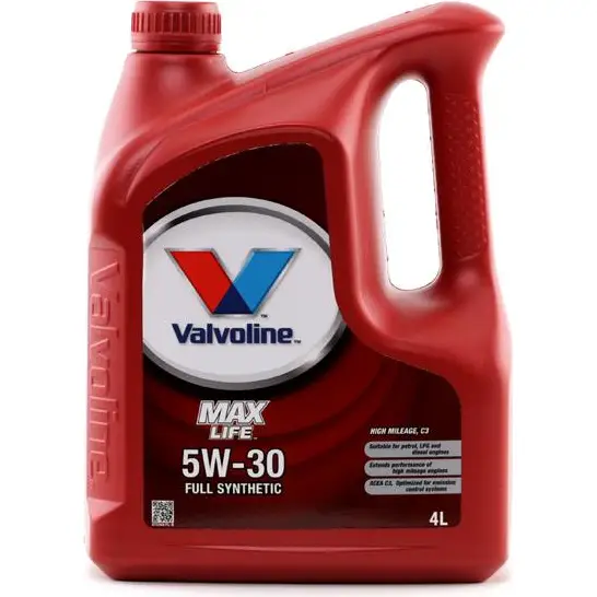 Моторное масло синтетическое MaxLife C3 Motor Oil SAE 5W-30- 4 л VALVOLINE 139F QJ 872368 1437856925 изображение 0