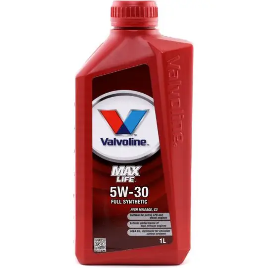 Моторное масло синтетическое MaxLife C3 Motor Oil SAE 5W-30- 1 л VALVOLINE 872369 9G6 8P93 1437856998 изображение 0