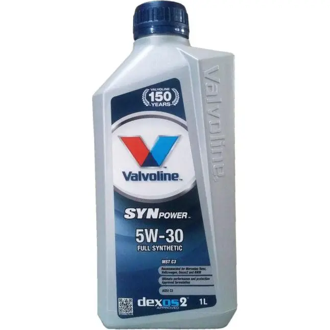Моторное масло синтетическое SynPower MST C3 Motor Oil SAE 5W-30- 1 л VALVOLINE DS ZBGG 1437857027 872596 изображение 0