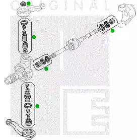 Крепление поворотного кулака PE AUTOMOTIVE EGTI 5N 749141 2311-01409-0281-01 G8XAQ изображение 0