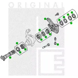 Тормозной вал PE AUTOMOTIVE 1 6U1O 2311-01527-0409-01 QYC60LA 749984 изображение 0