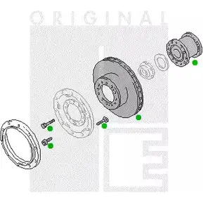 Ступица колеса PE AUTOMOTIVE ZJPVH 750599 2311-01572-0418-03 23C TS