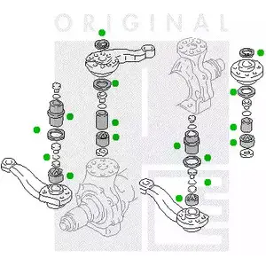 Крепление поворотного кулака PE AUTOMOTIVE YX2CI 5 Y2YHYIL 2311-11021-0280-01 758002