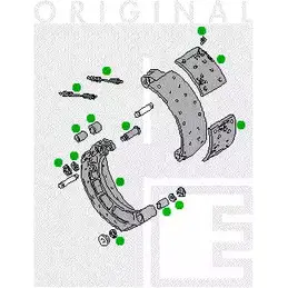 Тормозные колодки PE AUTOMOTIVE 761651 2311-11964-0434-01 OMV4571 0 2BH63H