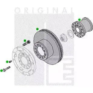 Ступица колеса PE AUTOMOTIVE 762281 W64AC3D 8BCF E 2311-11996-0424-02 изображение 0
