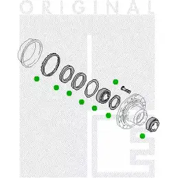 Ступица колеса PE AUTOMOTIVE MPT61 763422 H TIJLG9 2313-01367-0249-02 изображение 0