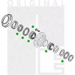 Ступица колеса PE AUTOMOTIVE 3LO1UV K 2313-01473-0253-02 764518 GDYWYQ6 изображение 0