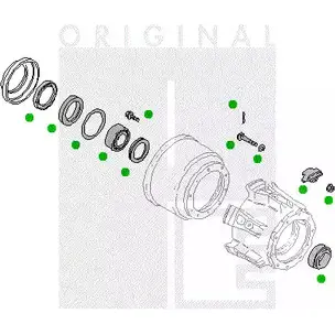 Ступица колеса PE AUTOMOTIVE NT85XZT 2313-01486-0259-01 764534 5R 7Y6