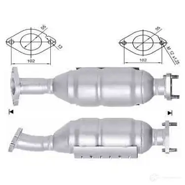 Катализатор VEGAZ 1437921502 huk963 LX 02Q