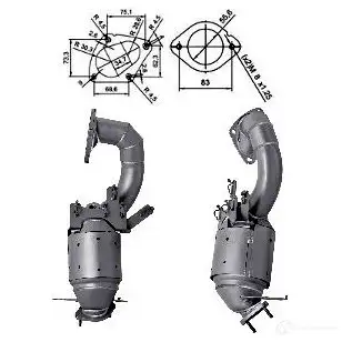 Катализатор VEGAZ vk325 HIRZG M 1437922085 изображение 0