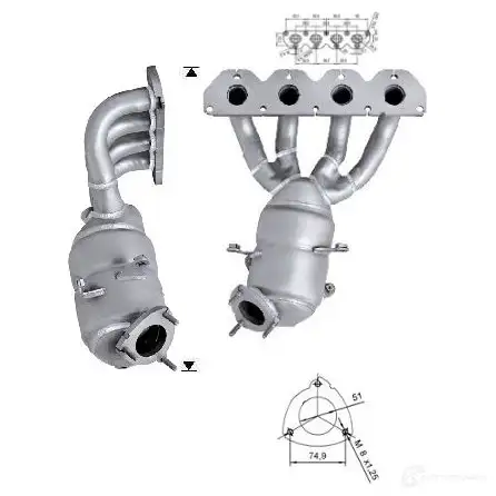 Катализатор VEGAZ X FL1R6 ok340 1437922091