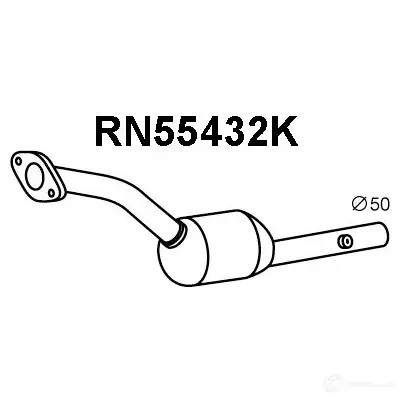 Катализатор VEGAZ 1437922858 rk333 F0 AJUD