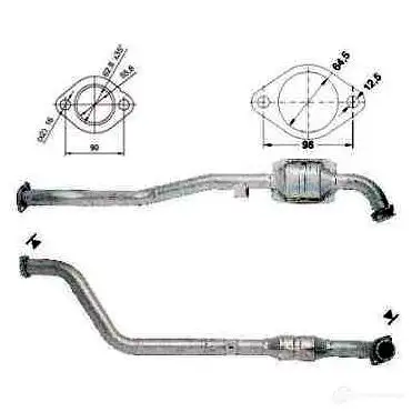 Катализатор VEGAZ 1437919266 fk887 2VA5 3J