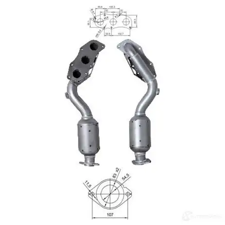 Катализатор VEGAZ 1437921316 tk858 11 QBFE