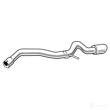 Выхлопная труба глушителя VEGAZ T0L 4C98 1437874645 mr297erns