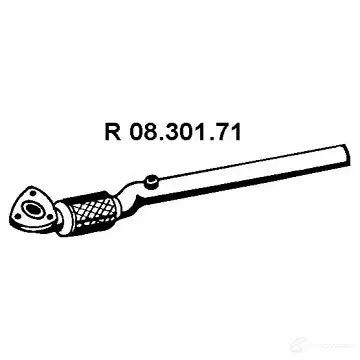 Выхлопная труба глушителя VEGAZ 1437875993 or258eber D8N2O 3N