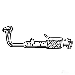 Выхлопная труба глушителя VEGAZ hor64 1437878375 Q XWJYW7 изображение 0