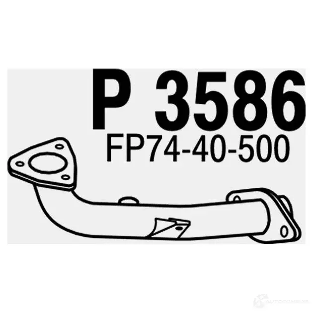 Выхлопная труба глушителя VEGAZ 1437878989 W 0EI1PW mzr104